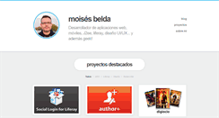 Desktop Screenshot of moisesbelda.com