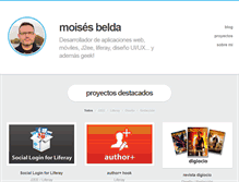 Tablet Screenshot of moisesbelda.com